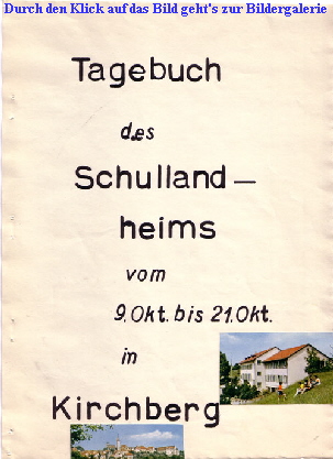 Titelblatt Tagebuch